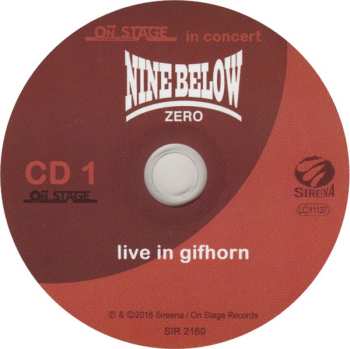2CD Nine Below Zero: Live In Gifhorn