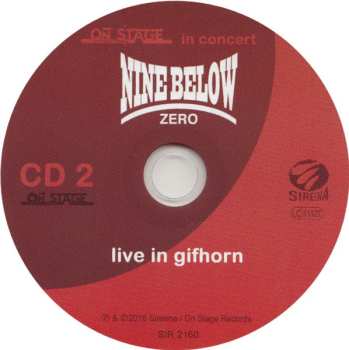 2CD Nine Below Zero: Live In Gifhorn