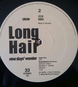 LP Nine Days' Wonder: Nine Days Wonder