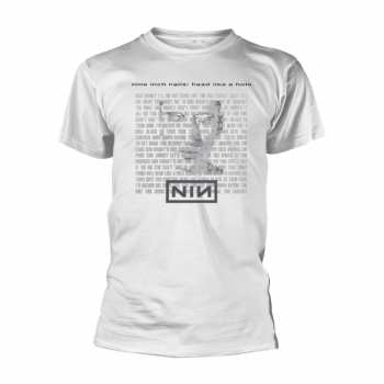 Merch Nine Inch Nails: T-shirt Head Like A Hole (white)