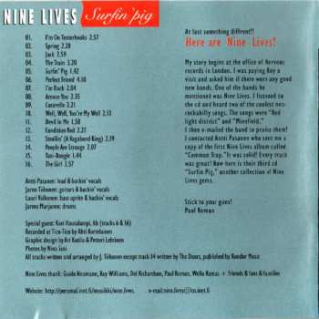 CD Nine Lives: Surfin' Pig