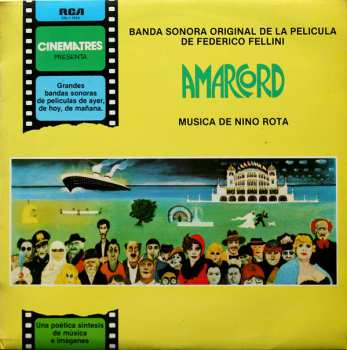 LP Nino Rota: Amarcord (Banda Sonora Original De La Pelicula De Federico Fellini)