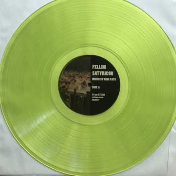 LP Nino Rota: Fellini Satyricon - Original Motion Picture Soundtrack LTD | CLR