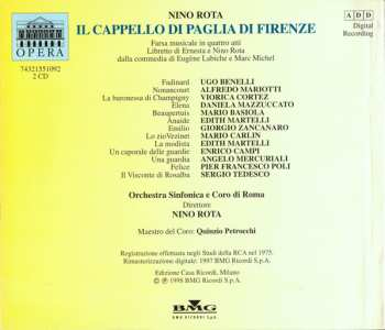 2CD/Doos Nino Rota: Il Cappello Di Paglia Di Firenze