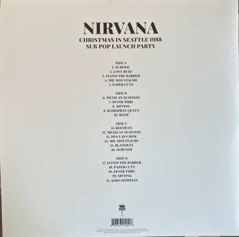 2LP Nirvana: Christmas In Seattle 1988 (Sub Pop Launch Party) CLR