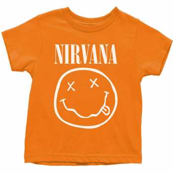 Merch Nirvana: Kinder Toddler T-shirt White Smiley 