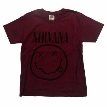 Merch Nirvana: Kinder T-shirt Grey Smiley 