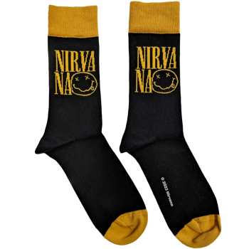 Merch Nirvana: Enkelsokken Logo Nirvana Stacked
