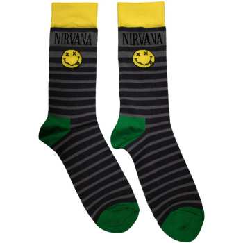 Merch Nirvana: Enkelsokken Yellow Happy Face Pattern