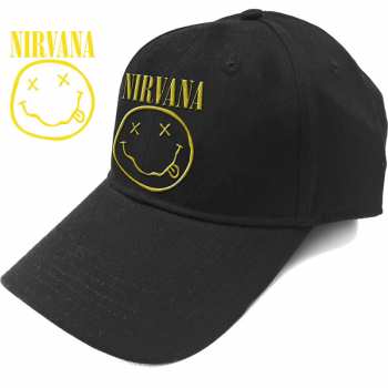 Merch Nirvana: Pet met klep Logo Nirvana & Smiley