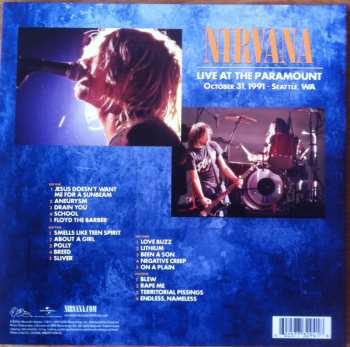2LP Nirvana: Live At The Paramount