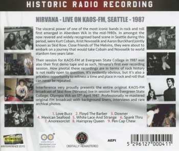 CD Nirvana: Live On KAOS-FM, Seattle-1987