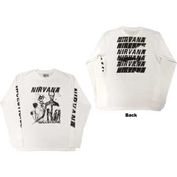 Merch Nirvana: Nirvana Unisex Long Sleeve T-shirt: Incesticide (back & Sleeve Print) (small) S