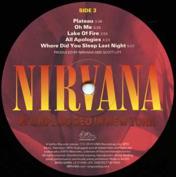 2LP Nirvana: MTV Unplugged In New York