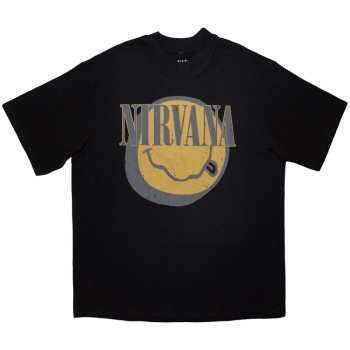 Merch Nirvana: Nirvana Unisex Oversized T-shirt: Evergreen (black) (small) S