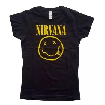 T-shirt Dames Smiley Logo Nirvana