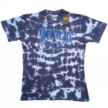 T-shirt Nevermind Wavy Logo Nirvana