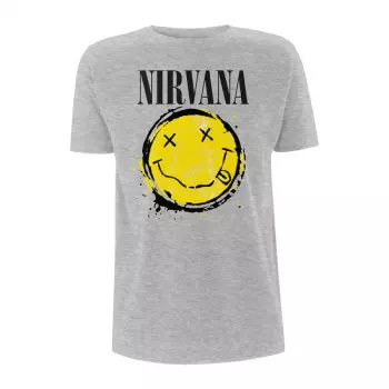 Album Nirvana: T-shirt Smiley Splat