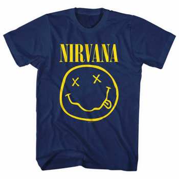 Merch Nirvana: Tričko Yellow Smiley  L