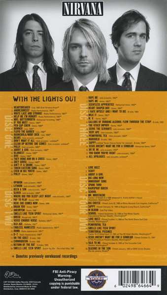 3CD/DVD/Doos Nirvana: With The Lights Out