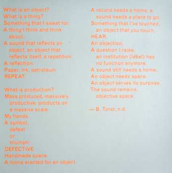 LP No Age: An Object