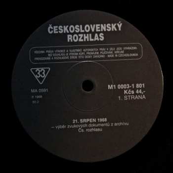 LP No Artist: 21.8.1968