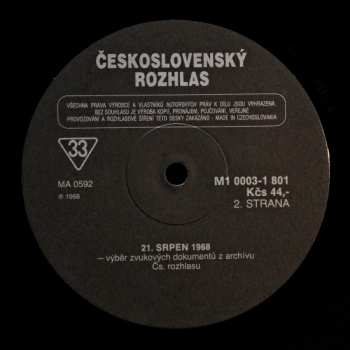 LP No Artist: 21.8.1968