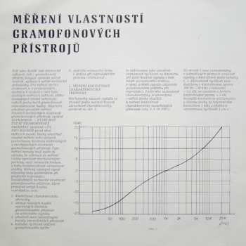 LP No Artist: Měřící Gramofonová Deska 3 (Měřící Deska Pro Kontrolu Odstupu, Kolísání, Přeslechu A Snímavosti)