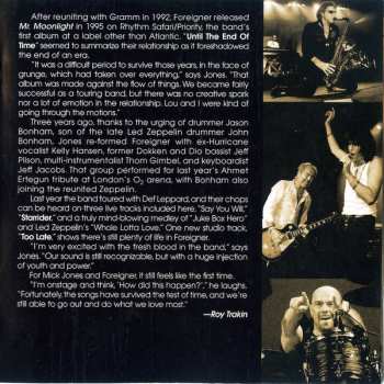2CD Foreigner: No End In Sight: The Very Best Of Foreigner