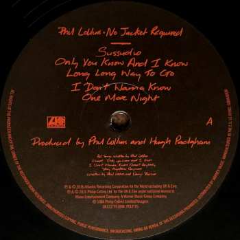 LP Phil Collins: No Jacket Required DLX
