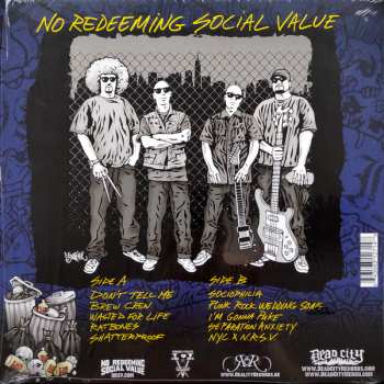 LP No Redeeming Social Value: Wasted For Life LTD | PIC