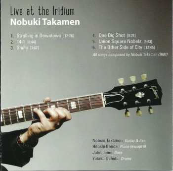 CD Nobuki Takamen: Live At The Iridium