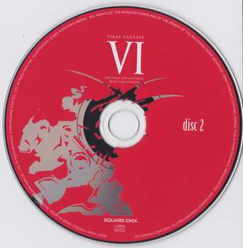 3CD Nobuo Uematsu: Final Fantasy VI Original Soundtrack Remaster Version = ファイナルファンタジーVI オリジナル・サウンドトラック リマスターバージョン