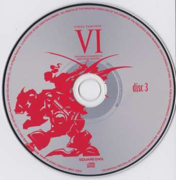 3CD Nobuo Uematsu: Final Fantasy VI Original Soundtrack Remaster Version = ファイナルファンタジーVI オリジナル・サウンドトラック リマスターバージョン