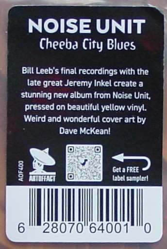 2LP Noise Unit: Cheeba City Blues CLR