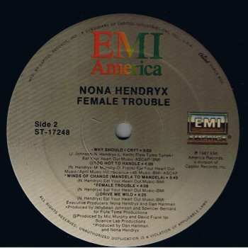 LP Nona Hendryx: Female Trouble