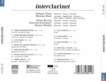 CD József Balogh: Interclarinet