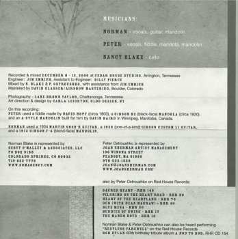 CD Norman Blake: Meeting On Southern Soil