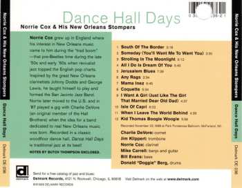 CD Norrie Cox & His New Orleans Stompers: Dance Hall Days