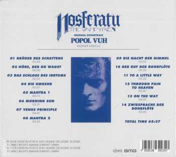 CD Popol Vuh: Nosferatu The Vampyre Original Soundtrack DIGI