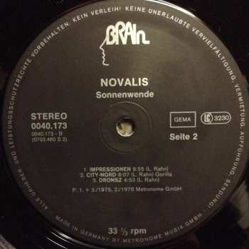 LP Novalis: Sonnenwende
