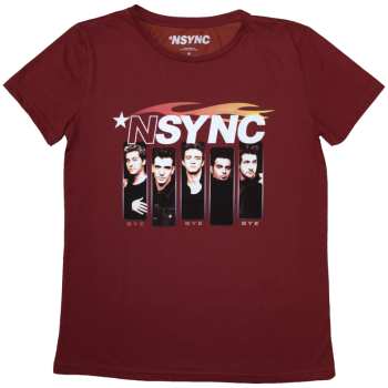 Merch *NSYNC: Dames T-shirt Flame Logo Nsync