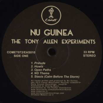 LP Nu Guinea: The Tony Allen Experiments