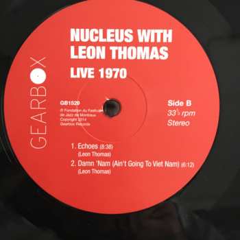 2LP Leon Thomas: Live 1970 LTD
