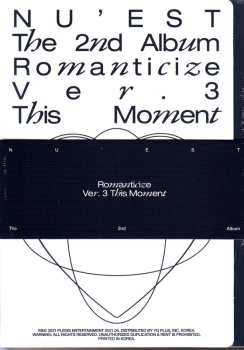 CD Nu'est: The 2nd Album 'Romanticize' - Version 3 THIS MOMENT
