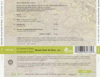 CD Nusrat Fateh Ali Khan: En Concert À Paris Vol. 1