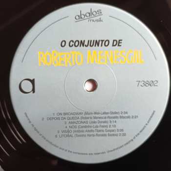 LP Roberto Menescal E Seu Conjunto: O Conjunto De Roberto Menescal LTD