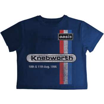Merch Oasis: Dames Crop Top Knebworth '96