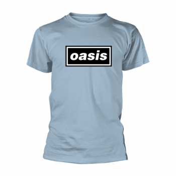 Merch Oasis: T-shirt Decca Logo Oasis (light Blue)