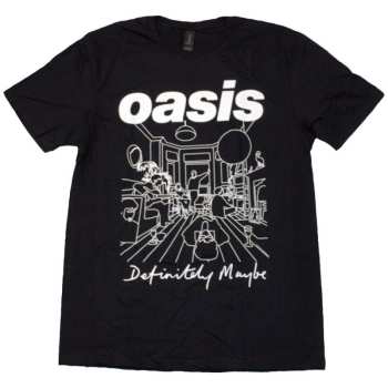 Merch Oasis: T-shirt Definitely Maybe Line Drawing